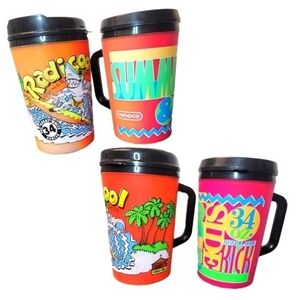 Neon Vintage 34oz Casey's & Conoco Travel Mugs
